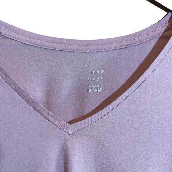 a new day‎ Pink V-Neck T Shirt Size XXL - Picture 3 of 6